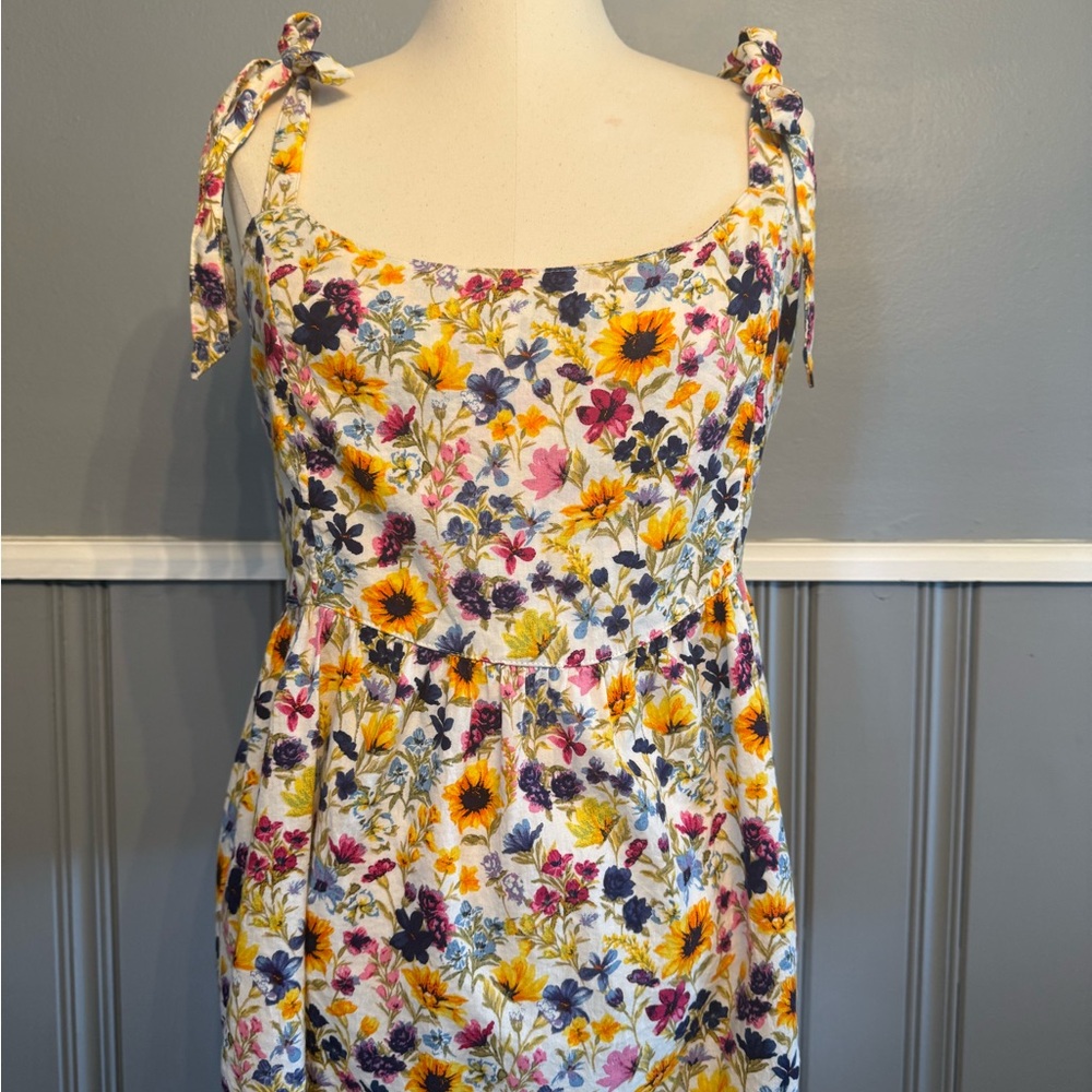 Old Navy Floral Tie-Shoulder Top - Multicolor